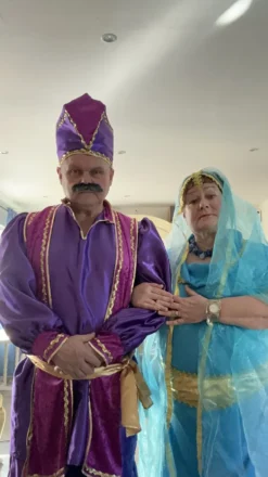 Sultan Lila Maskeraddräkt
