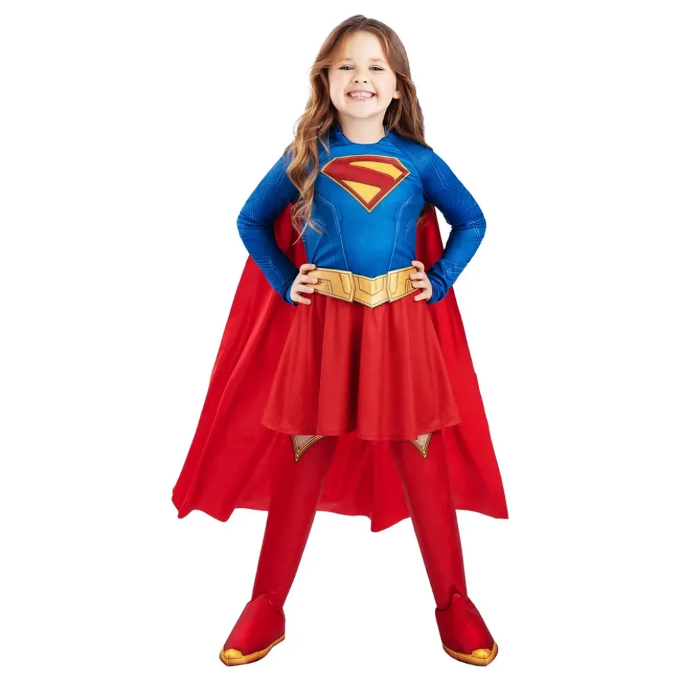 Supergirl™ Deluxe Barn Maskeraddräkt