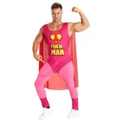 Superhjälte Fuckman Maskeraddräkt
