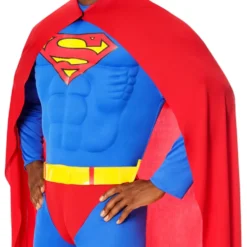 Superman Deluxe med Muskler Maskeraddräkt