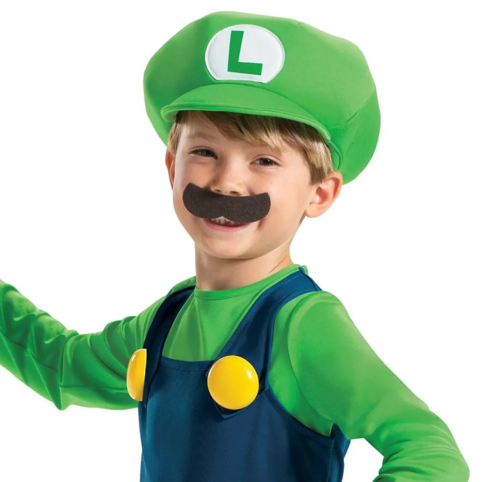 Super Mario Luigi Barn Maskeraddräkt