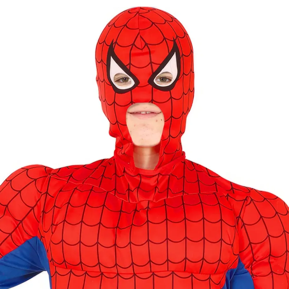 Superspindel med Muskler Teen Maskeraddräkt