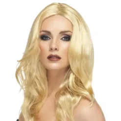 Superstjärna Blond Peruk