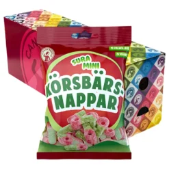 Sura Mini Körsbärsnappar Storpack