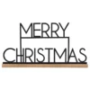 Svart Metallskylt Merry Christmas