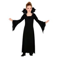 Svart Vampyra Barn Maskeraddräkt