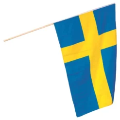 Svenska Flaggan på Pinne Stor