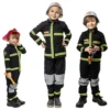 Svensk Brandman Barn Maskeraddräkt