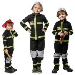 Svensk Brandman Barn Maskeraddräkt