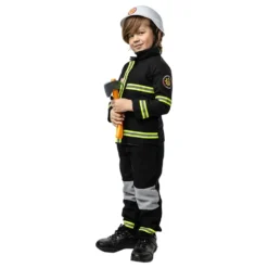 Svensk Brandman Barn Maskeraddräkt