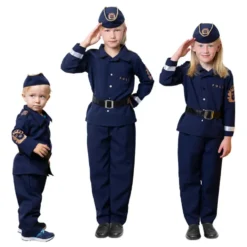 Svensk Polis Barn Maskeraddräkt