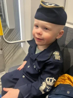 Svensk Polis Barn Maskeraddräkt