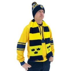Sverigehalsduk Randig Tre Kronor