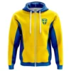 Sverige Supporter Zip Hoodie