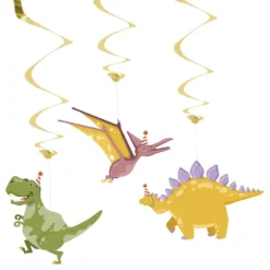 Swirls Dinosarier Hängande Dekorationer