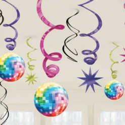 Swirls Disco Hängande Dekoration