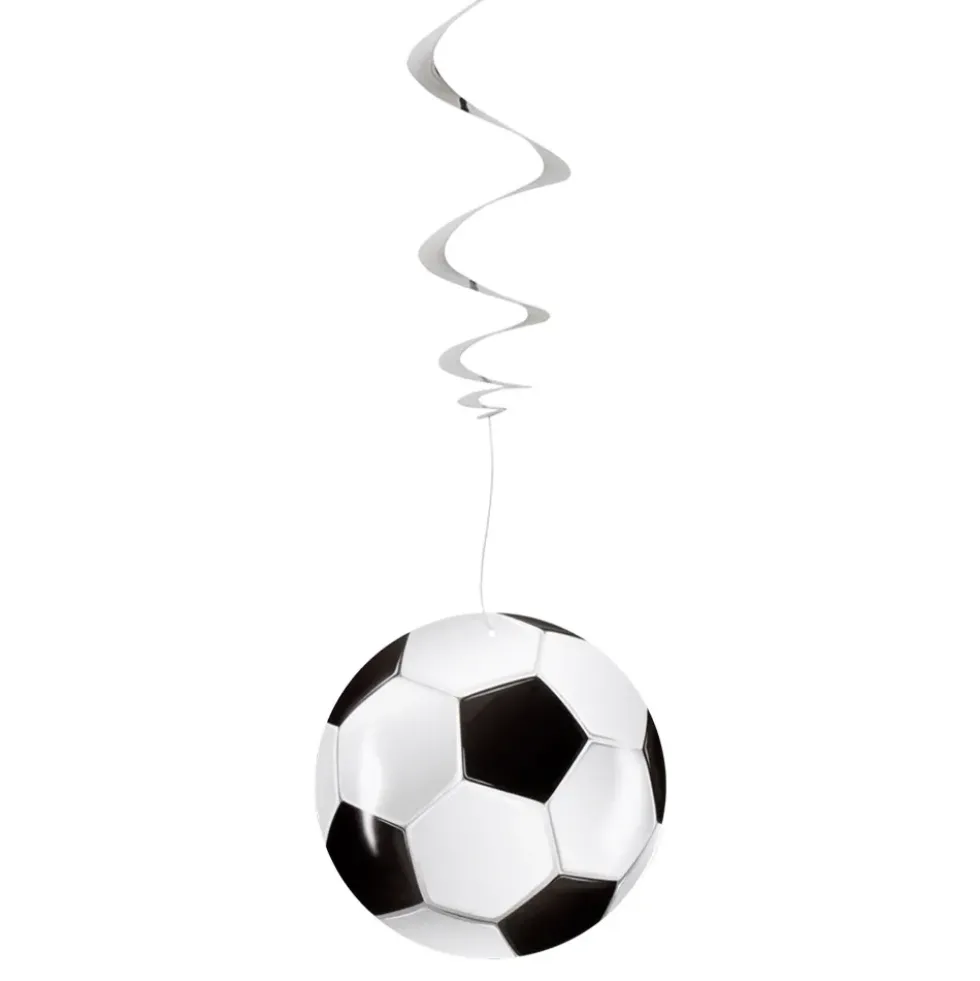 Swirls Fotboll Takdekoration
