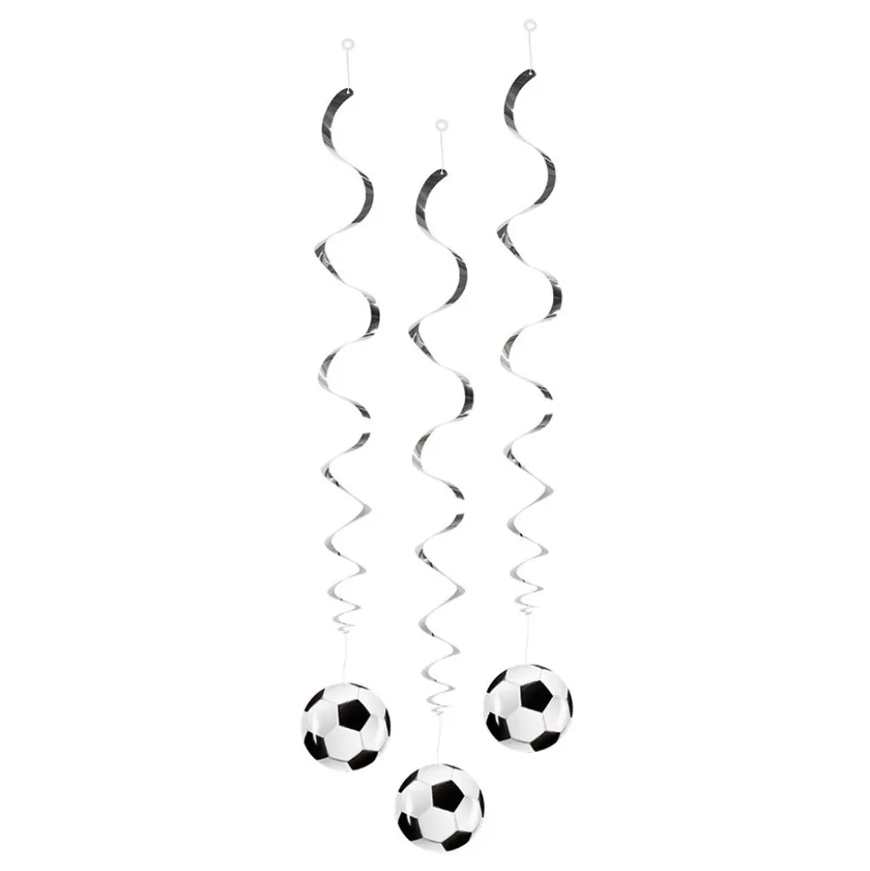 Swirls Fotboll Takdekoration