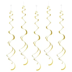 Swirls Guld Hängande Dekoration