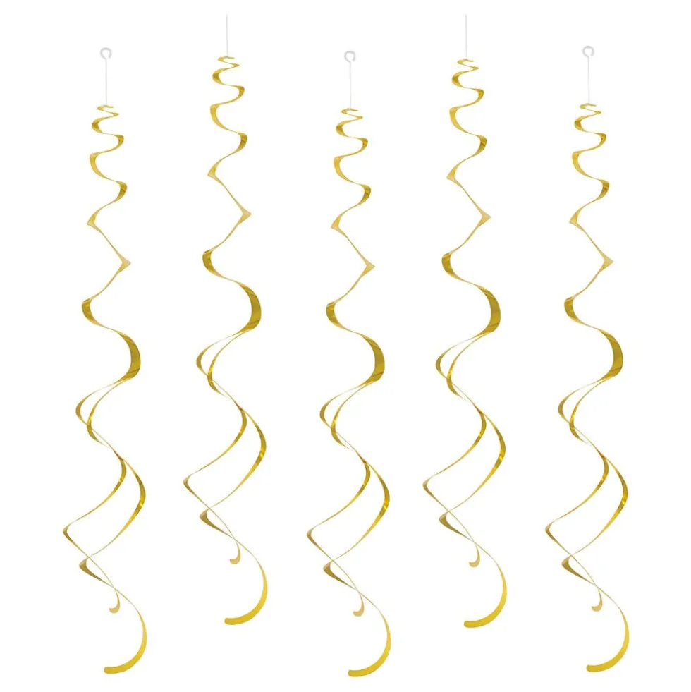 Swirls Guld Hängande Dekoration