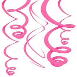 Swirls Rosa Hängande Dekoration