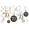 Swirls 70 Silver/Guld Glitter