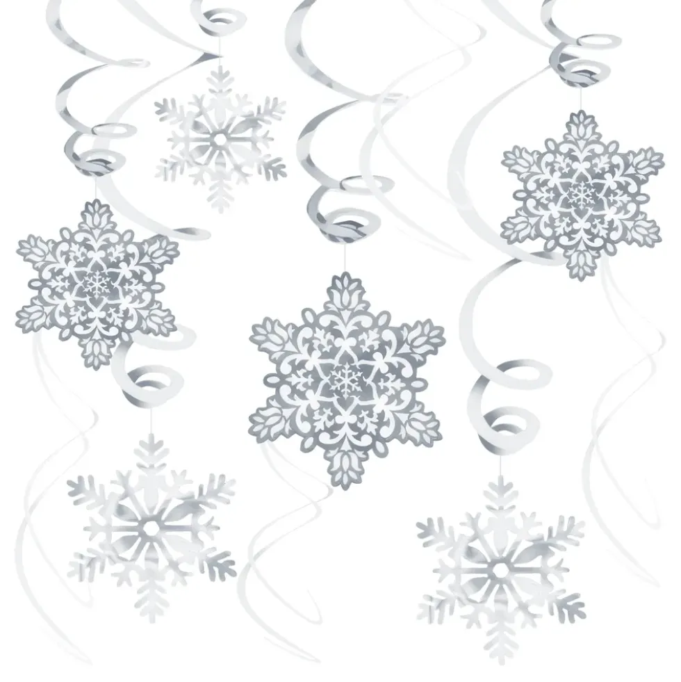 Swirls Snöflingor