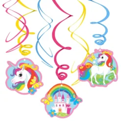 Swirls Unicorn Hängande Dekoration