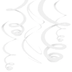 Swirls Vit Hängande Dekoration