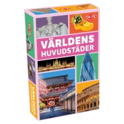 Tactic Världens Huvudstäder Kortspel