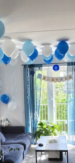 Takballonger Babyblå