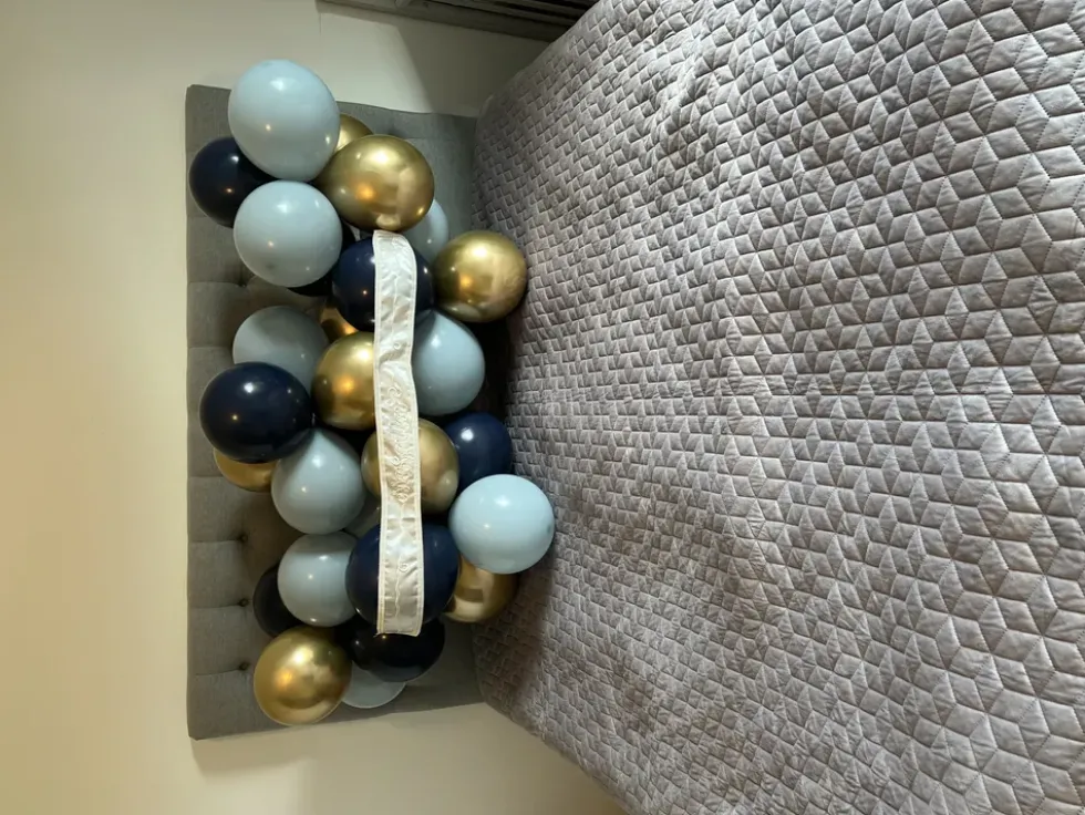 Takballonger Blå/Guld