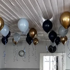 Takballonger Blå/Guld
