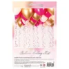 Takballonger Rosa/Guld