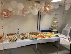 Takballonger Roséguld