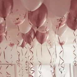 Takballonger Roséguld