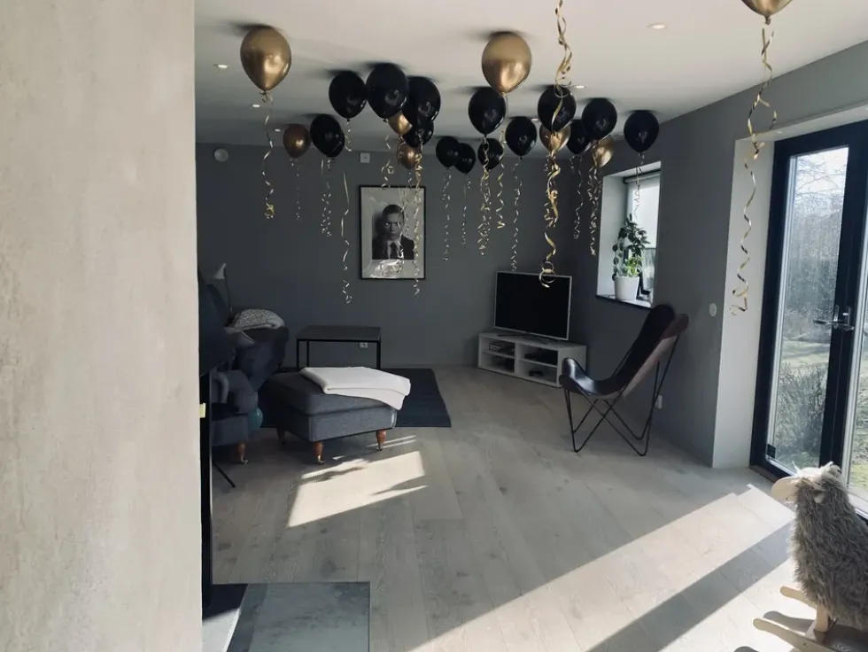Takballonger Svart/Guld