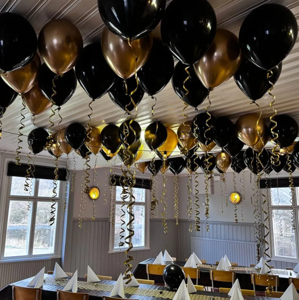 Takballonger Svart/Guld