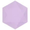 Tallrikar Hexagonala Vert Decor Lila