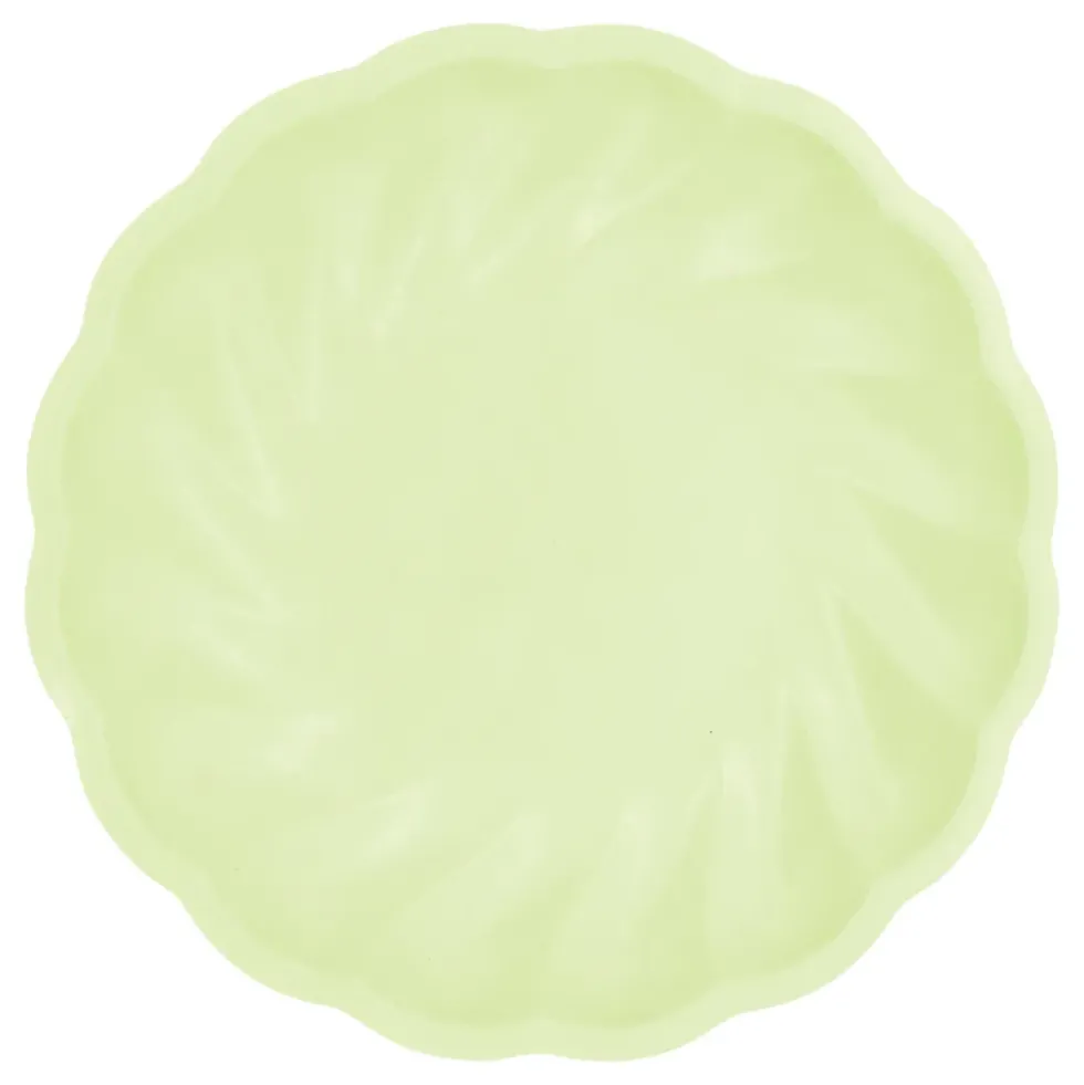 Tallrikar Runda Vert Decor Grön
