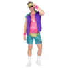 80-tals Aerobics Herr Maskeraddräkt