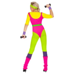 80-tals Aerobics Instruktör Maskeraddräkt