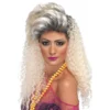 80-tals Blond Lockig Peruk