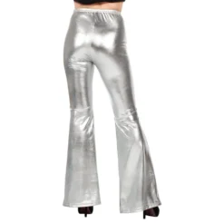 70-tals Byxor Dam Silver Metallic
