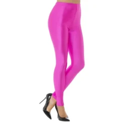 80-tals Disco Spandex Leggings Rosa