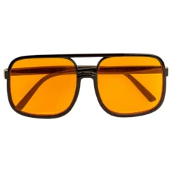 80-tals Glasögon Orange