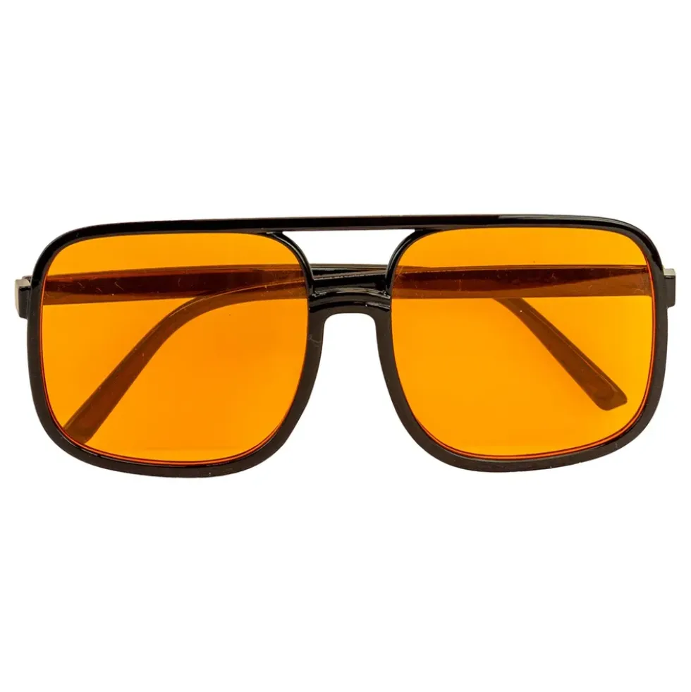 80-tals Glasögon Orange