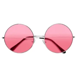 70-tals Glasögon Rosa