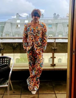 70-tals Herrkostym Disco Bubbles Maskeraddräkt