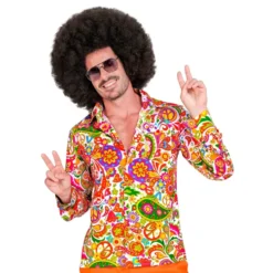 60-tals Hippie Skjorta Herr